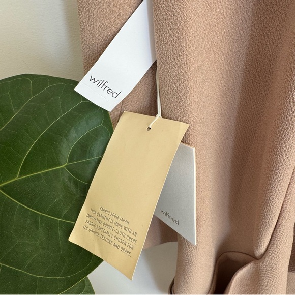 Aritzia Wilfred Chevalier Jacket Light Tan Blazer Size 4 NWT - Picture 3 of 11